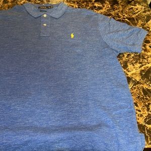 Blue Polo short sleeve shirt size 2xlt classic fit and is in excellent condition